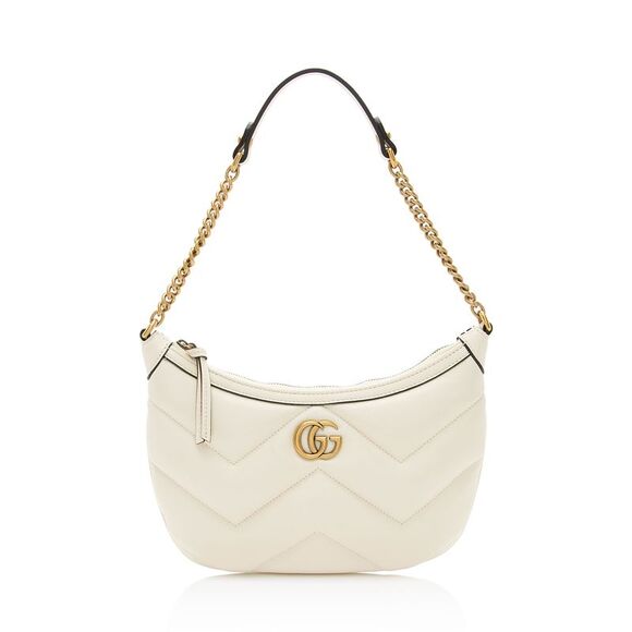 Gucci Matelasse Leather GG Marmont Small Shoulder Bag - Picture 1 of 11